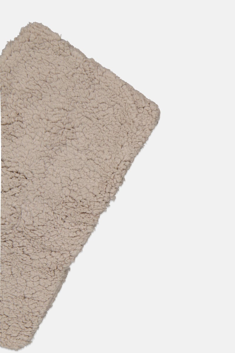 Muy Mucho Faux Fur Cushion Cover, Taupe - Image 2