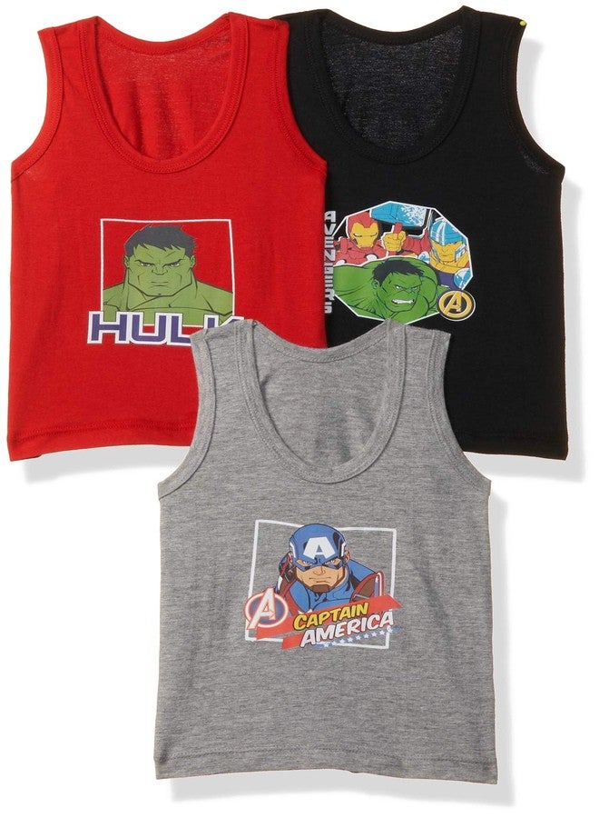 Bodycare Baby Boy's Regular fit Plain Undershirt (Pack of 3) (KIA9302-PK_Multicolor_18M-24M) Multicolour (Color & Print May Vary) - Image 1