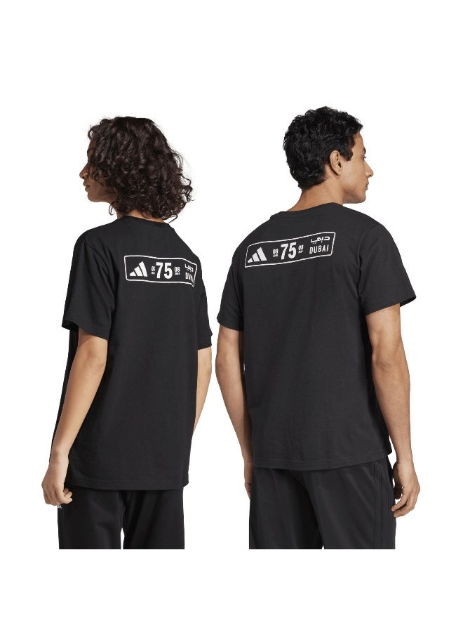 Adidas - adidas dxb plate unisex graphic t-shirt - Image 1