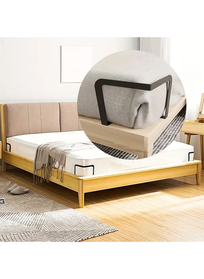 Heavy Duty Metal Mattress Support Brackets Corner Type 2pcs Non Slip Bed Frame Attachment - Image 5