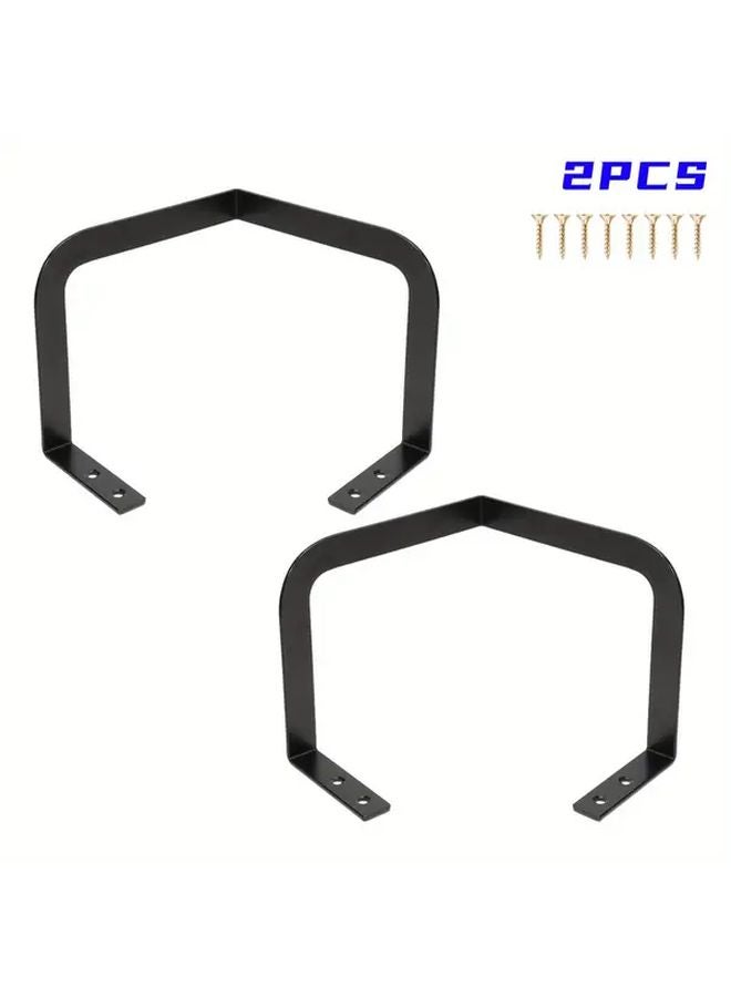 Heavy Duty Metal Mattress Support Brackets Corner Type 2pcs Non Slip Bed Frame Attachment - Image 1