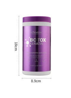 Kormesic Keratin Hair Mask 1000ml - Strengthening & Smoothing  - Image 1