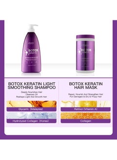 Kormesic Keratin Hair Mask 1000ml - Strengthening & Smoothing  - Image 2