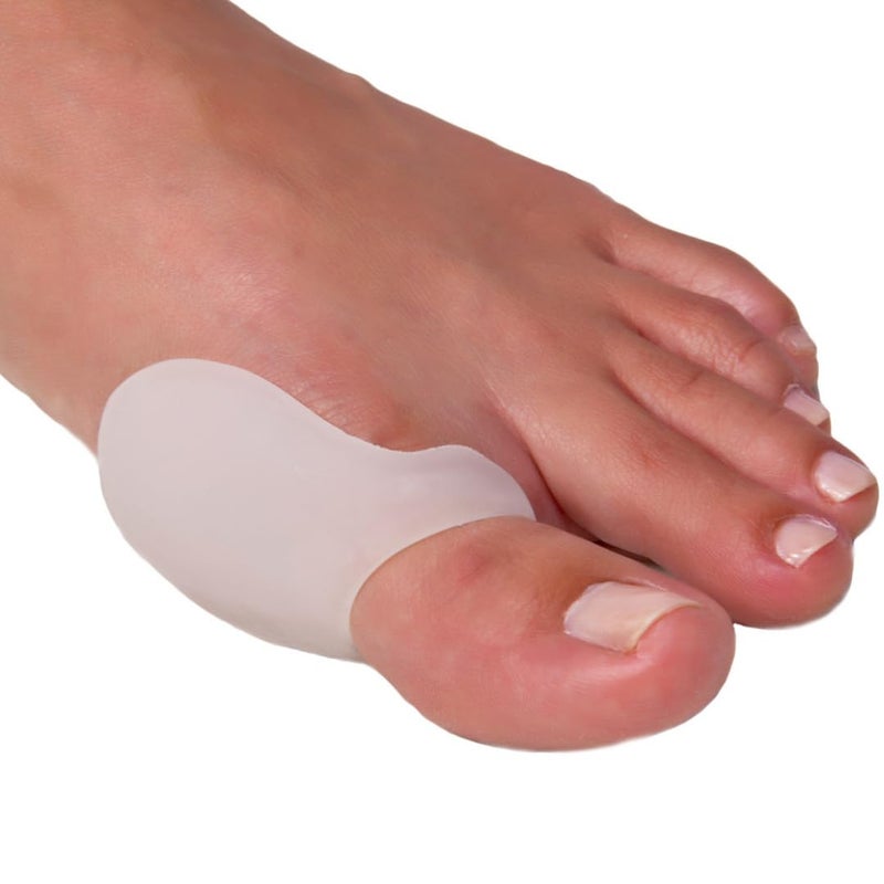NatraCure Big Toe Bunion Guard Gel Pad Protector Sleeves for Pain Relief For Friction Pressure Hallux Valgus Reusable Washable Bunion Gel Cushions 1 PK