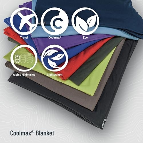 COCOON - Premium - Coolmax - Travel Blanket - Black - Image 2