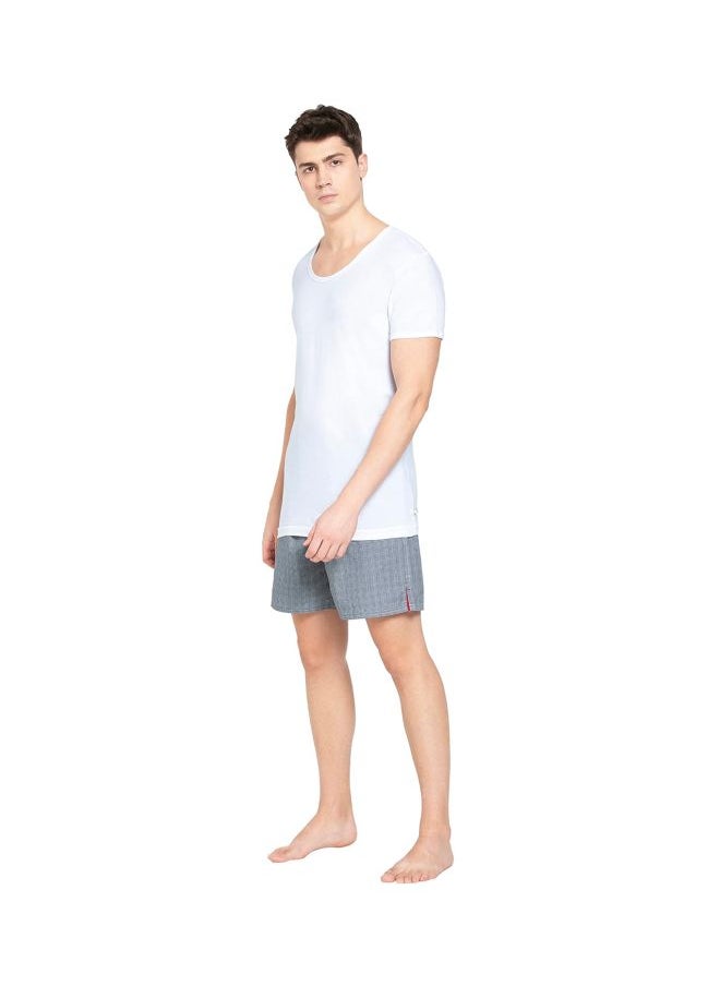 JOCKEY - Jockey 8817 Men Super Combed Cotton Round Neck Half Sleeved Vest with Extended Length for Easy Tuck Pack of 2 - Image 1