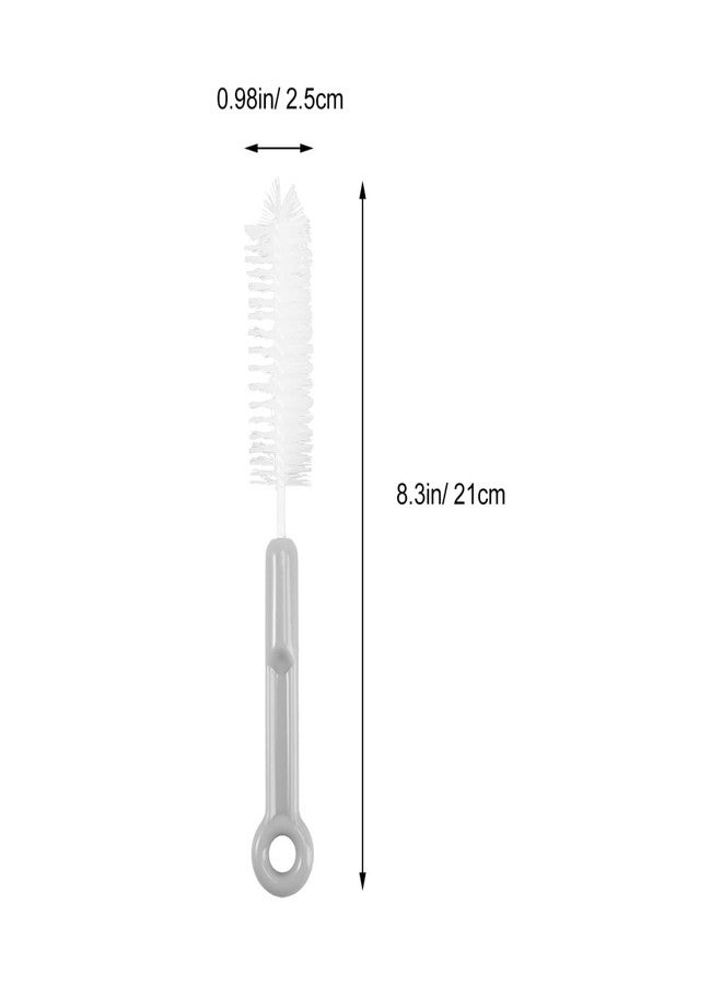 ERINGOGO 1Set Pet Feeder Water Fountain Cleaning Set Tools with Long Handle Brushes for Efficient Daily Care for Dog Cat Owners Gray - Image 4