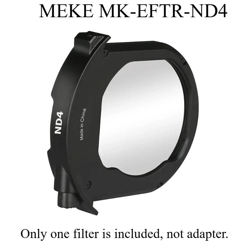 Meke Meike Meke Mk-eftr-nd4 Drop-In ND4 Filter for Mk-eftr-c Adapter - Image 1
