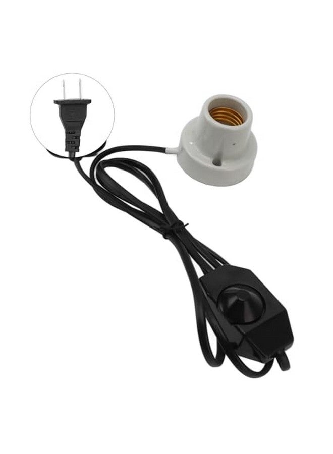 POCREATION Ceramic Reptile Heat Lamp Holder, Suitable for All Reptiles, Adjustable Light & Heat, Made of Premium Ceramic Material, Easy to Install, Long Service Life (US Plug 120V) - Image 3