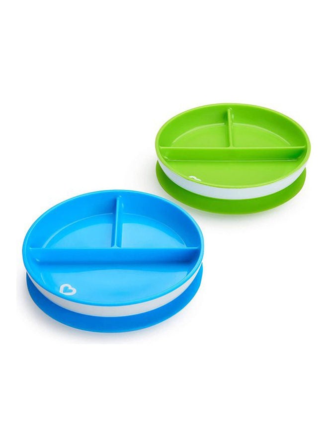 Munchkin 2 Piece Suction Plates - Blue/Green - Image 2