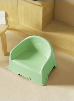 Beirui Children's plastic backrest chair, baby stool backrest chair, kindergarten correction chair, home use with armrests and anti fall small stool, non slip shower seat, baby shoe changing stool  - Image 1