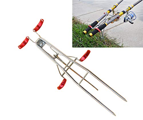 Toasis Bank Fishing Rod Holder Lake Fishing Pole Stand - Image 1