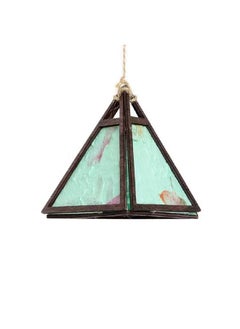1-Piece Triangle Portable Lantern with Tassel Light Lamp for Spring Festival Home Decoration Light Hanging Pendant Lamp