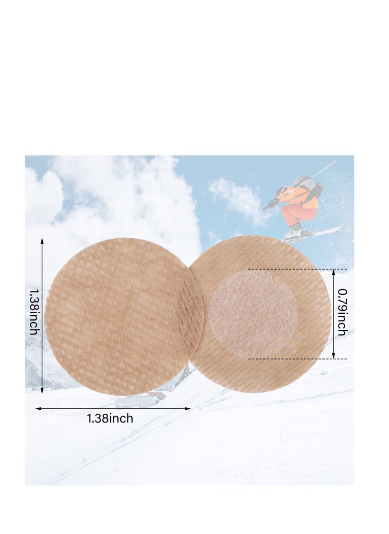 SYOSI - 400 Pcs Mens Nipple Covers, Tape Pasties Patch Protector Sets for Runners Anti Chafing Stickers Guard Disposable Adhesive Bandage Sports Gym Daily, White and Nude Color - Image 1