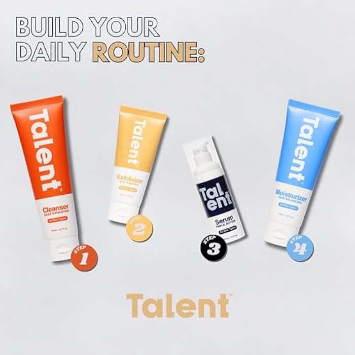 Talent Men's Cell Renewal Exfoliator – Korean Skincare, EWG Verified, Fragrance-Free Volcanic Rock Face Scrub, All Skin Types, 2 fl oz - Image 5