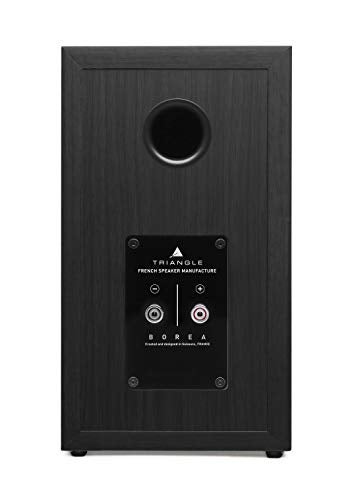triangle - BOREA BR02 Hi-Fi Bookshelf Speakers - Power handling 80W - Output 89 dB/W/m - Versatile Music and Home Cinema - 176 x 310 x 274 mm - Black (Pair) - Image 5