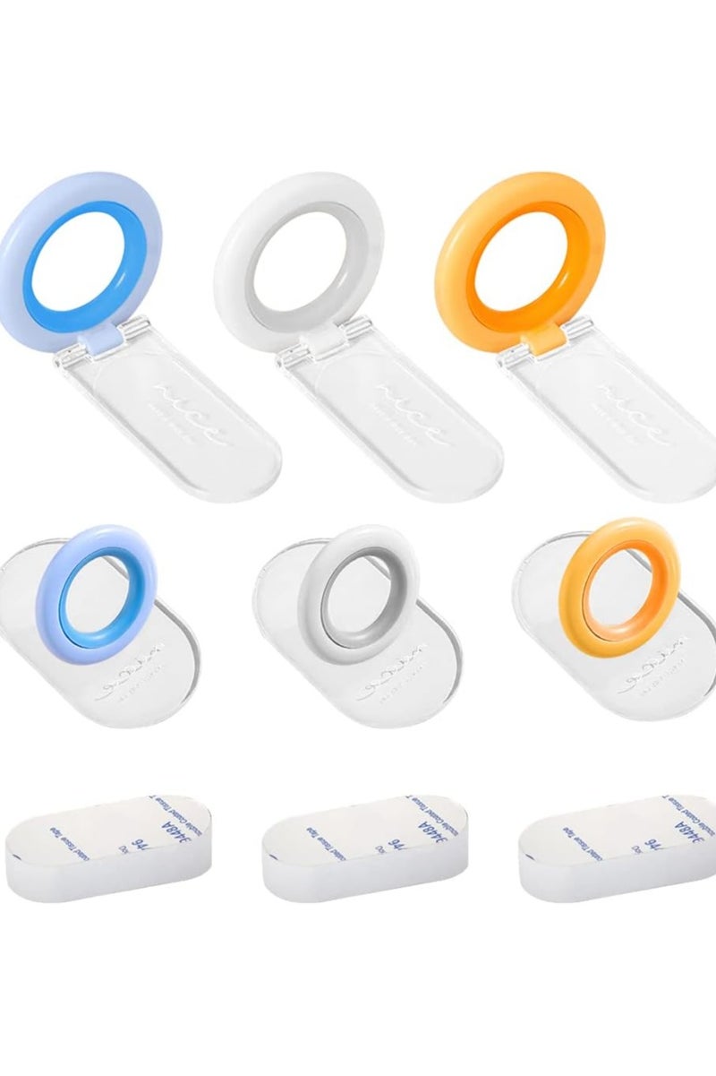 هومستر 6 قطع مرحاض مقعد رفع, مرحاض مقعد حامل Clip Up, تجنب الاتصال مرحاض غطاء رفع, مقبض غطاء المرحاض اللاصق الذاتي, مقبض نظيف الغطاء السفلي رفع - Image 1