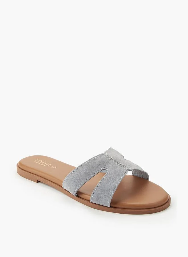 Celeste Women Leather Slip-On Sandals