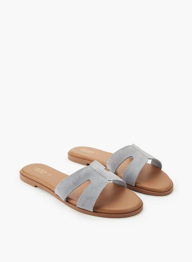 Celeste Women Leather Slip-On Sandals