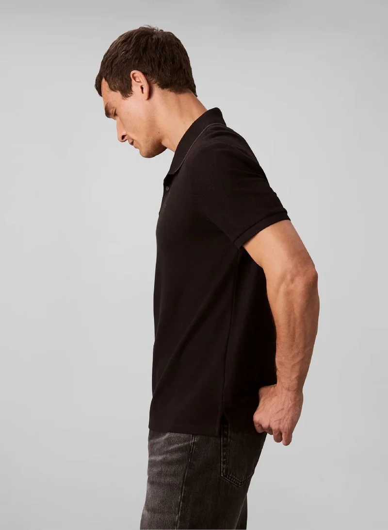 CALVIN KLEIN Piqué Tipping Polo Shirt