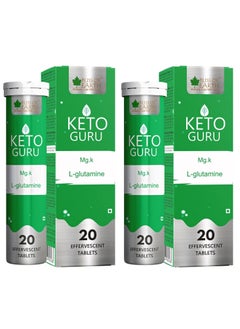Keto Guru Effervescent Tablets For Weight Loss For Men & Women Supports Keto Diet 20 Tablets Pack of  2