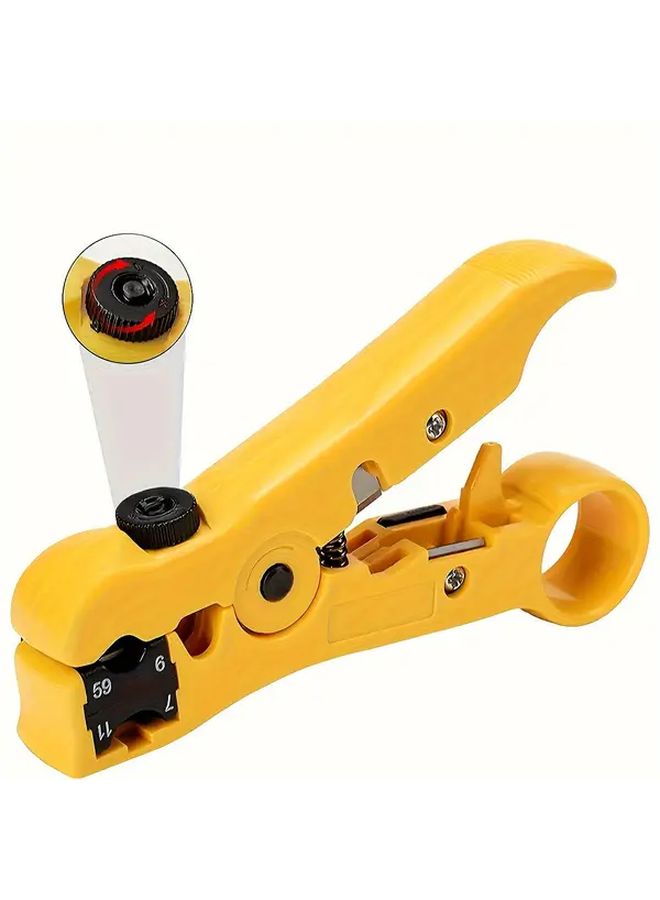 Professional Wire Stripper Crimping Pliers Multi Function Hand Tools For Electrical Cable Cutting And Wiring Black - Image 4
