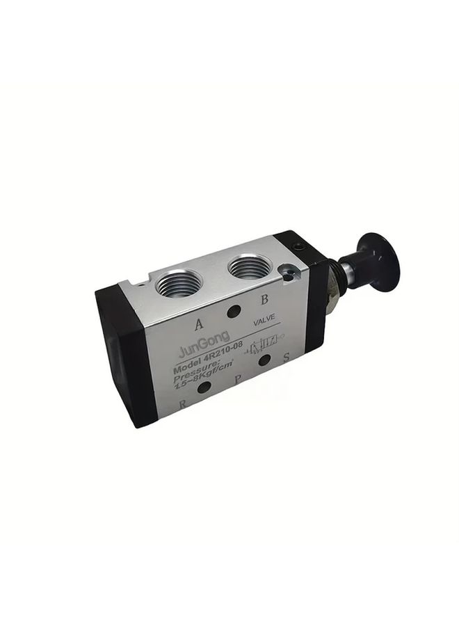 4R210 08 5 2 صمام تحكم هوائي ذو رافعة يدوية ثنائية الاتجاه لإسطوانات الهواء في الأتمتة - Image 2