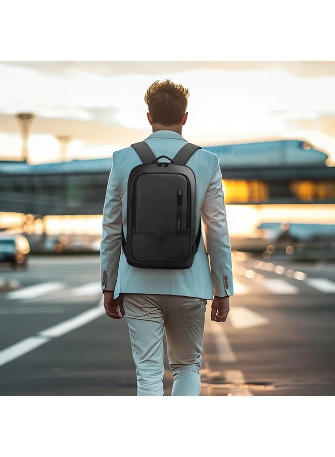 Mobcos Mobcos Back Pack Black 8228 Mobcos Back Pack Black 8228 Elite Laptop Backpack with USB Charging Port – Waterproof Anti-Theft Business Travel Backpack for Men & Women, Slim Oxford Material Bag Work & College  | Best Price UAE
