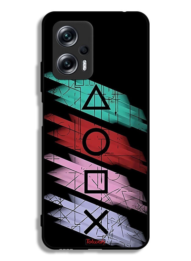 Tolwak Xiaomi Poco X4 GT Protective Case Cover Squid Game Icons - Image 2