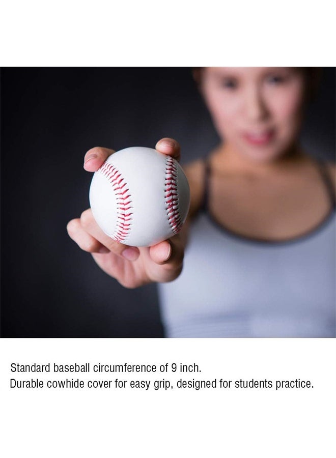 هومستر قياسي 9 بوصة البيسبول، واحد كرة البيسبول الناعمة، كرة جولات للممارسة، الألعاب، كرة تدريب البيسبول للرياضات في الهواء الطلق - Image 3