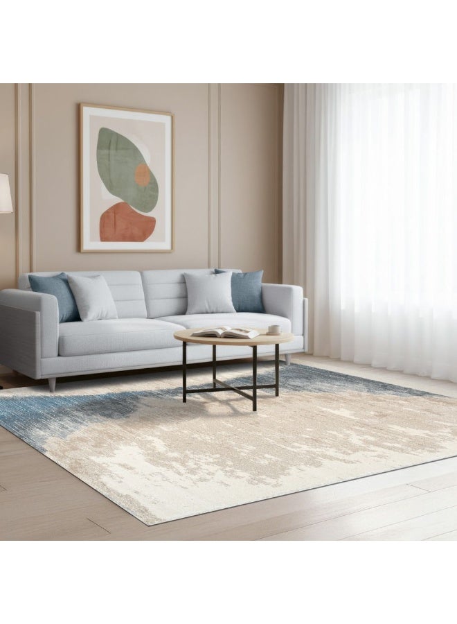 DANUBE HOME Sahara Modern Abstracts Rug | Washable Modern Rugs Style | Polypropylene + Polyester Area Rug Floor Covering | Indoor Carpet For Living Room Dining Bedroom 240X340cm - Image 3