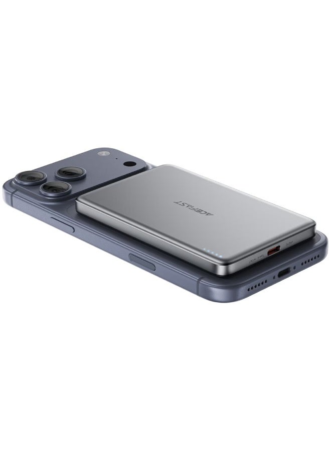 AceFast Magnetic Fast Wireless Charge Power Bank M8 PD18W 5000mAh - Image 2