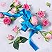 Stuffvisor Blue Satin Ribbon 12 inch x 50 Yards Double Face Solid Color Thick and Durable Ribbon Roll 100 Polyester Ribbon for Gift Wrapping Crafts Hair and Multiple Decorations - Image 4