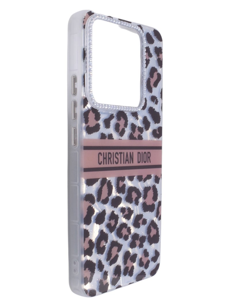 Dior Plastic Back Cover with Strass For Xiaomi Redmi Note 14 4G - CHRISTIAN DIOR - Image 2