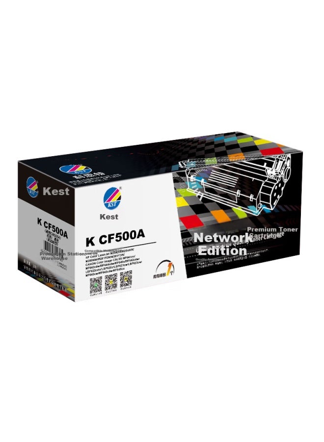 Kst K Cf500a/crg054 Non-refillable Toner Cartridge Compatible With Hp M254dw/m254nw/m280nw/m281fdn/m281fdw Printer 1400 Pages Black Network Version - Image 3