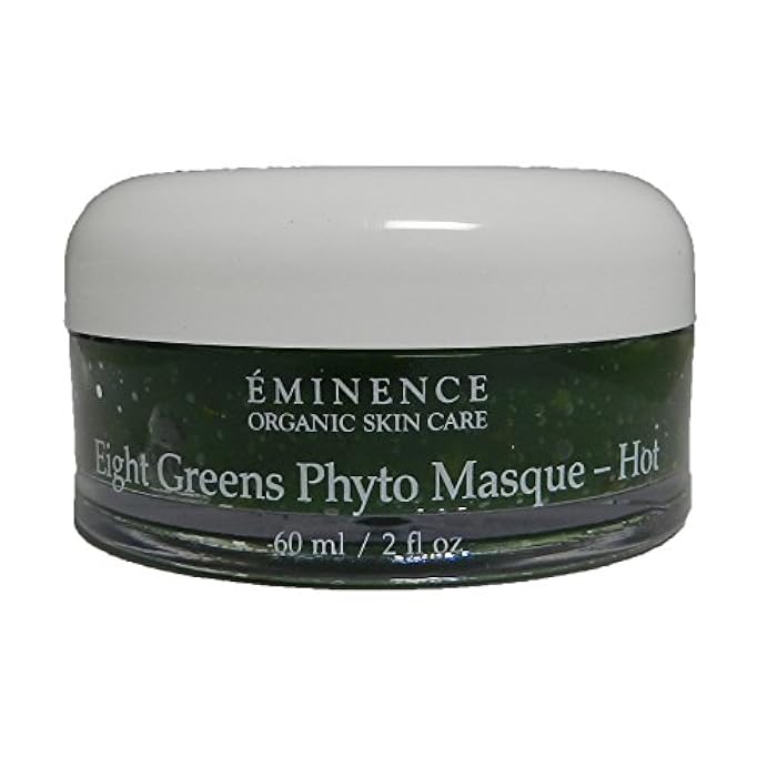 Eminence Organic Skincare Eight greens phyto masque (hot), WHITE, 2 Fl Oz (Pack of 1), (257/Em)