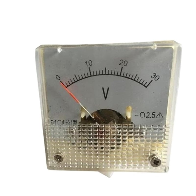 DC300V Pointer Type Voltmeter Voltage Meter Mechanical DC 5V to 500V 45x45mm - Image 2