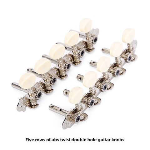 Folk Guitar Tuning Pegs Closed Open Semi-closed Classical Five-row double hole (like pull head string accurate)