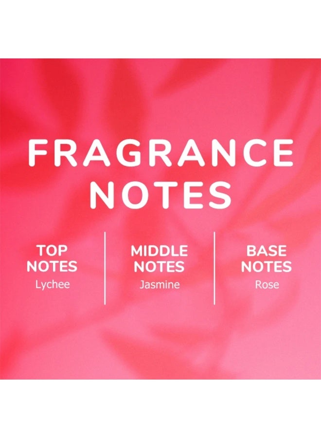 KOEC 50ml Rose Lychee Body and Hair Fragrance Mist Body Mist Spray Travel Size Long Lasting Perfume Haircare Refreshing Moisturizing Hydrating Soft Hair Care Spray - Image 3