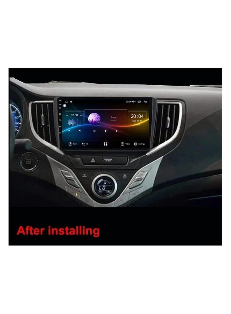 SHEZA STAR Android Car Stereo for Suzuki Baleno 2016 2017 2018 2019 4GB RAM 64GB ROM 9 Inch Support Apple Carplay, MirrorLink WiFi BT, IPS Touch Screen with AHD Camera Included - Image 2