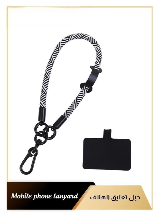 حبل هاتف للهاتف المحمول حول الجسم، حزام معصم للرقبة لمعظم حافظات الهواتف الذكية، سلسلة مفاتيح لسماعات الرأس - Image 1