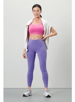 Tchibo Women Sportswear Fit 7/8 Training Tights, Purple  - Image 1