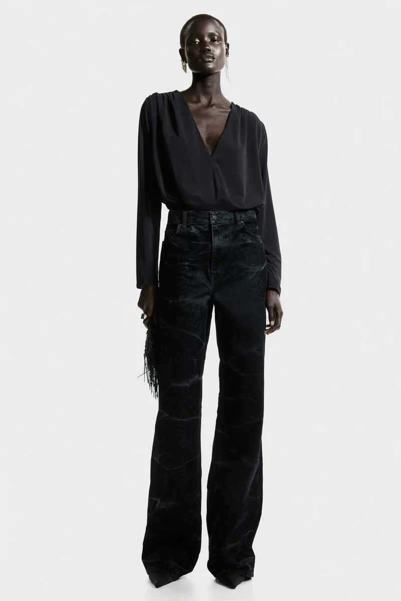 H&M Draped V-neck thong body