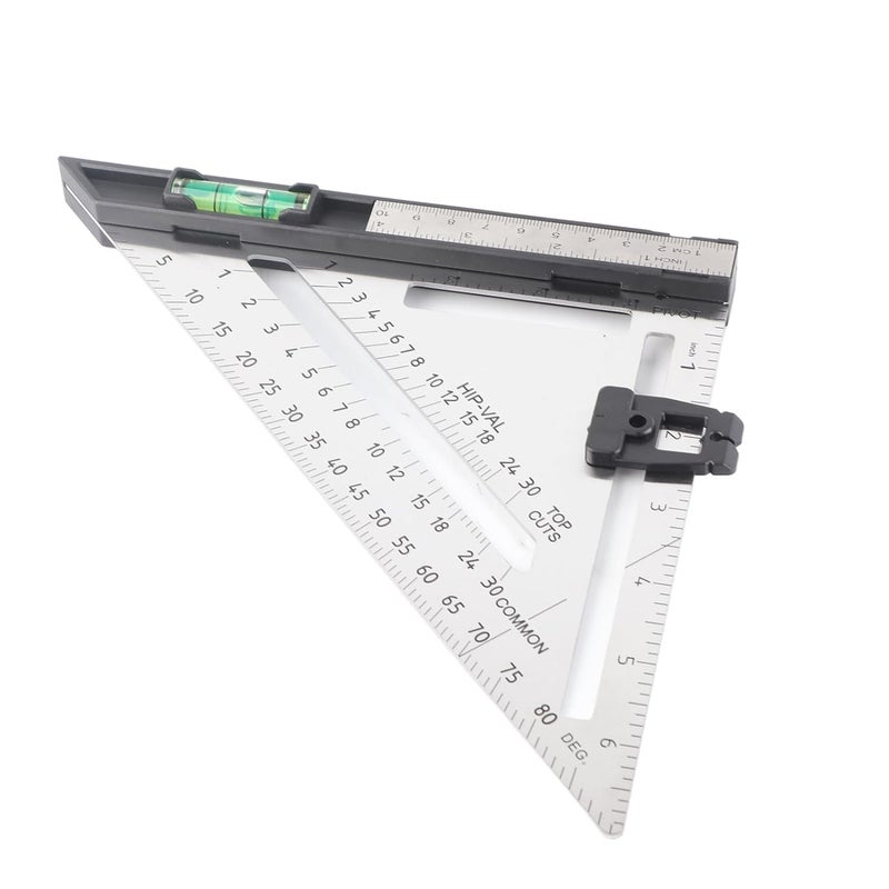 Carpenter Square 7 Inch Detachable Base Carbon Steel with Magnets for Woodworking Framing - Image 5