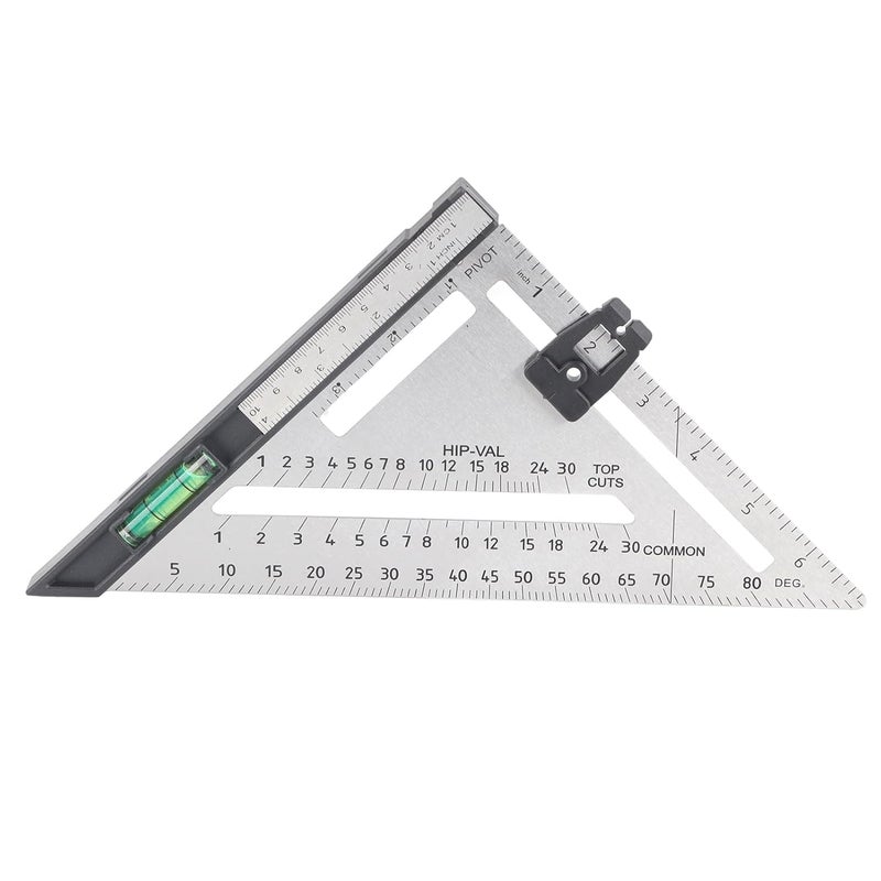 Carpenter Square 7 Inch Detachable Base Carbon Steel with Magnets for Woodworking Framing - Image 1