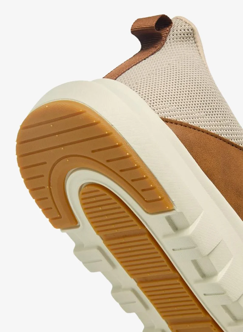 Le Confort BEIGE Men Slip-On Ankle Sneakers for Men | Best Price UAE