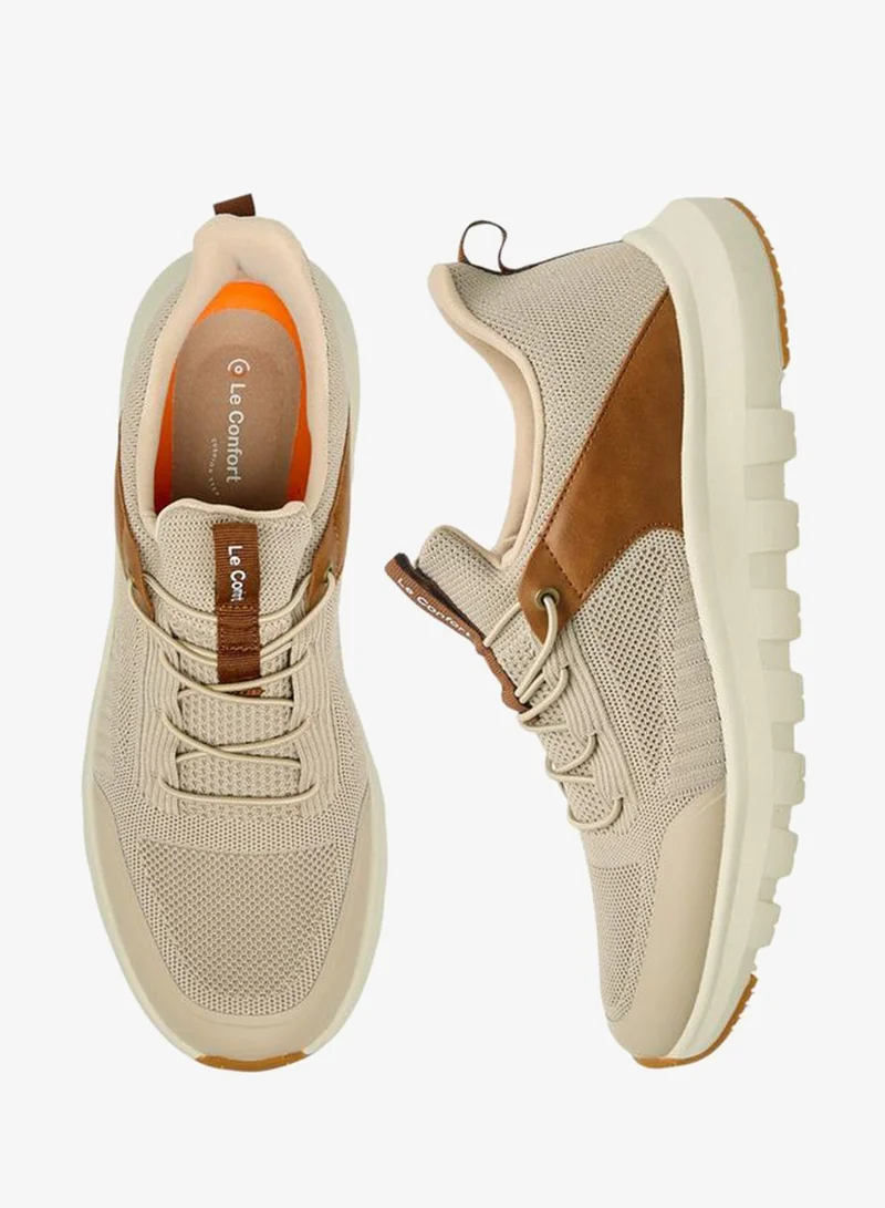 Le Confort BEIGE Men Slip-On Ankle Sneakers for Men | Best Price UAE