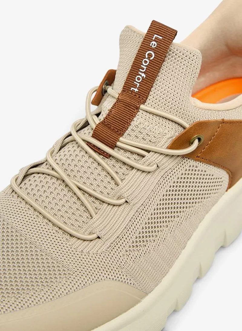 Le Confort BEIGE Men Slip-On Ankle Sneakers for Men | Best Price UAE
