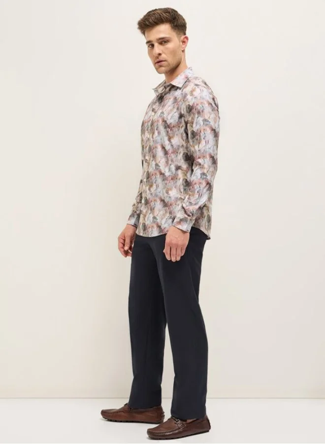 THE BEAR HOUSE Men's Shirt for Casual and Formal Wear | Classic Button-Down Style for Office, Daily Use, Travel, Events & All-Season Outfits | Versatile & Stylish Wardrobe Essential for Every Occasion