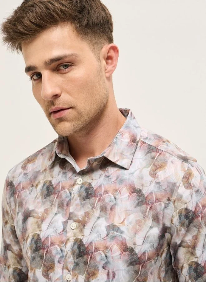 THE BEAR HOUSE Men's Shirt for Casual and Formal Wear | Classic Button-Down Style for Office, Daily Use, Travel, Events & All-Season Outfits | Versatile & Stylish Wardrobe Essential for Every Occasion
